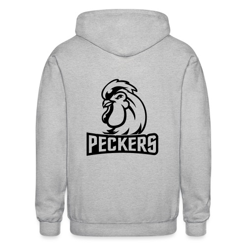 Peckers lace hoodie - Gildan Heavy Blend Adult Zip Hoodie