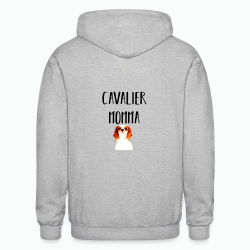 Cavalier King Charles Spaniel Mom - Gildan Heavy Blend Adult Zip Hoodie