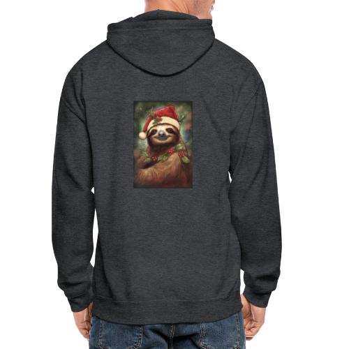 Christmas Sloth - Gildan Heavy Blend Adult Zip Hoodie