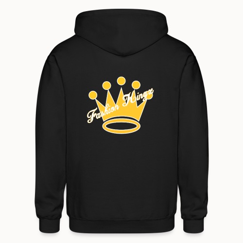 Fashion Kingz Clothing Official Crown Logo - Gildan Heavy Blend Adult Zip Hoodie