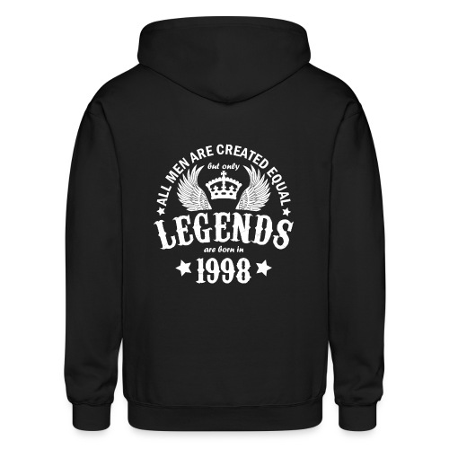 Legends are Born in 1998 - Gildan Heavy Blend Adult Zip Hoodie