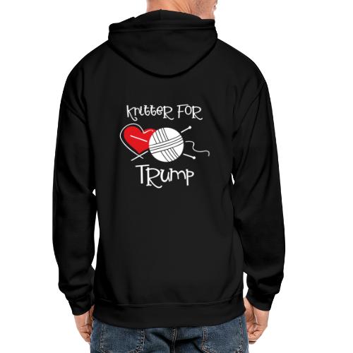 Knitter For Trump - Gildan Heavy Blend Adult Zip Hoodie