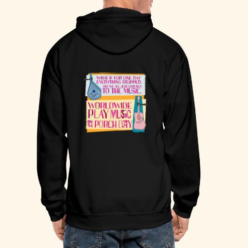 Play Music on the Porch Day 2023 - Gildan Heavy Blend Adult Zip Hoodie