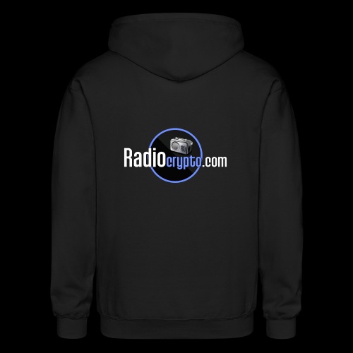 RadioCrypto Logo 1 - Gildan Heavy Blend Adult Zip Hoodie