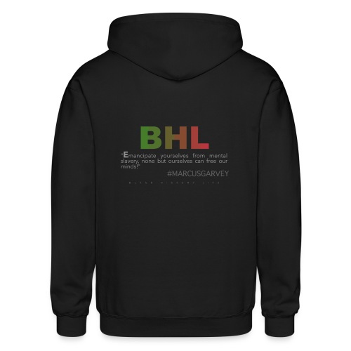 BHL | Black History Life - Gildan Heavy Blend Adult Zip Hoodie