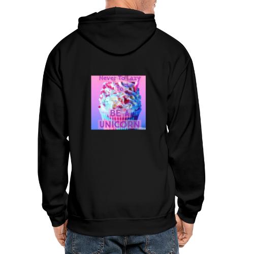 Never To Lazy To Be A Unicorn - Gildan Heavy Blend Adult Zip Hoodie