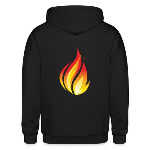HL7 FHIR Flame Logo - Gildan Heavy Blend Adult Zip Hoodie