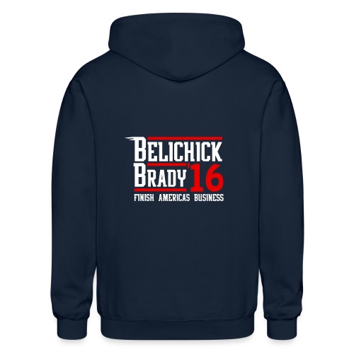 Belichick Brady 16 - Gildan Heavy Blend Adult Zip Hoodie