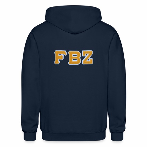 Flatbush Zombies Collegiate FBZ Logo - Gildan Heavy Blend Adult Zip Hoodie