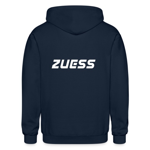 Zuess logo shirt - Gildan Heavy Blend Adult Zip Hoodie