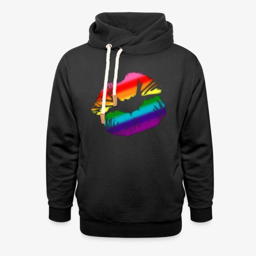 Original Gilbert Baker LGBTQ Love Rainbow Pride - Unisex Shawl Collar Hoodie