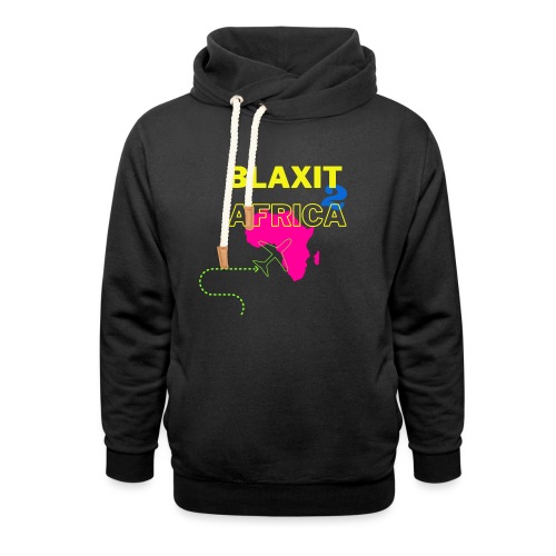 BLAXIT 2 AFRICA transparent multi - Unisex Shawl Collar Hoodie