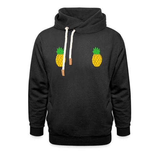 Pineapple nipple shirt - Unisex Shawl Collar Hoodie