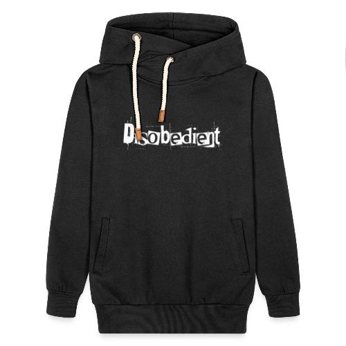 Disobedient Bad Girl White Text - Unisex Shawl Collar Hoodie