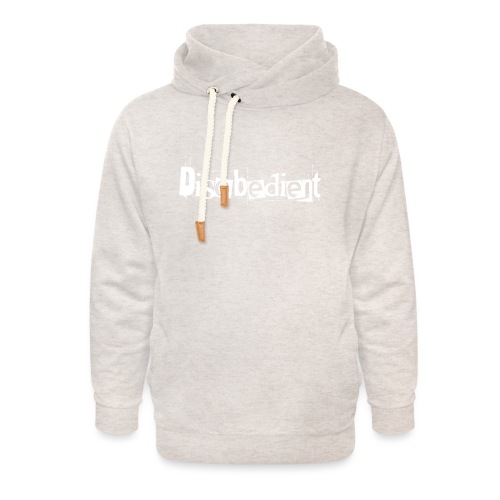 Disobedient Bad Girl White Text - Unisex Shawl Collar Hoodie