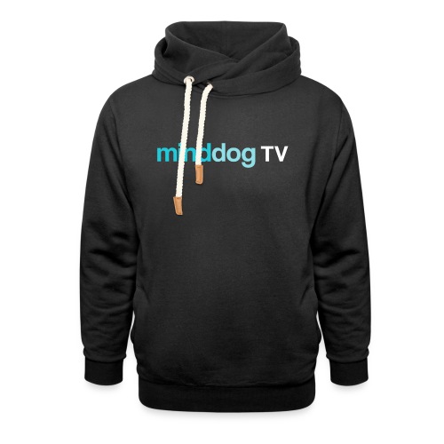 minddogTV logo simplistic - Unisex Shawl Collar Hoodie