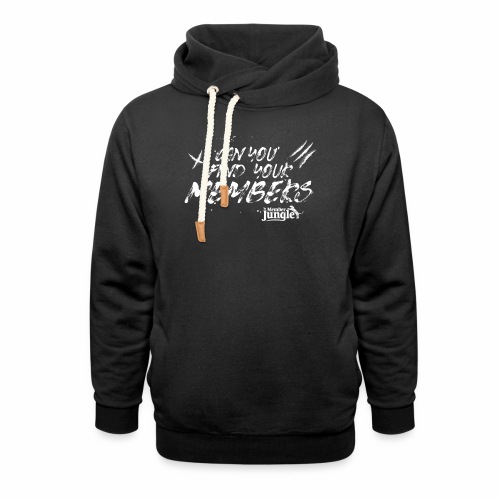 Can you find your members (white) - Unisex Shawl Collar Hoodie
