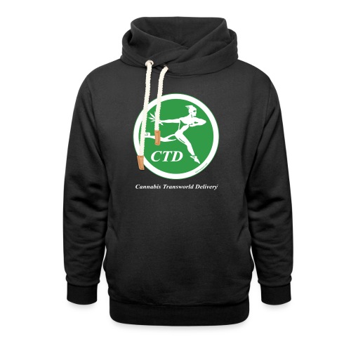 Cannabis Transworld Delivery - Green-White - Unisex Shawl Collar Hoodie