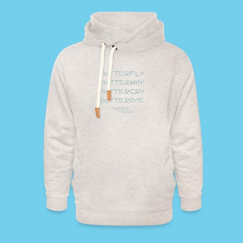 Butterwhy.png - Unisex Shawl Collar Hoodie