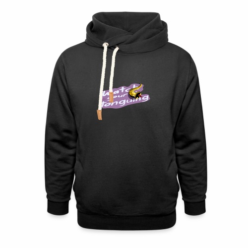 Saxophone players: Watch your tonguing!! pink - Unisex Shawl Collar Hoodie