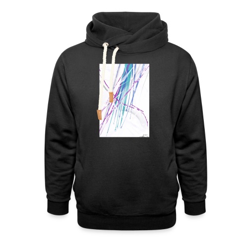 Abstract iPhone 5/5s Hard Case - Unisex Shawl Collar Hoodie