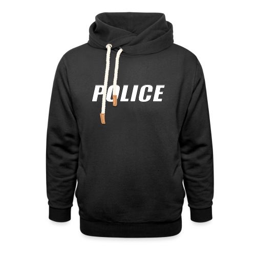 Police White - Unisex Shawl Collar Hoodie