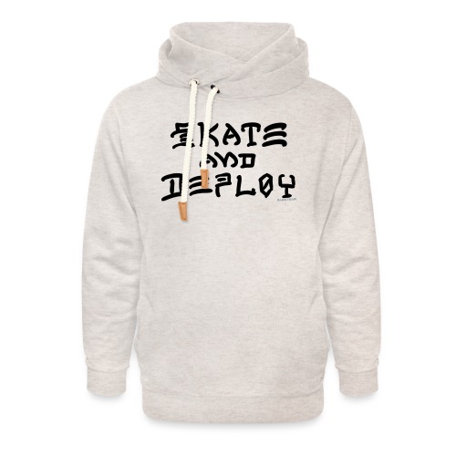 Skate and Deploy - Unisex Shawl Collar Hoodie
