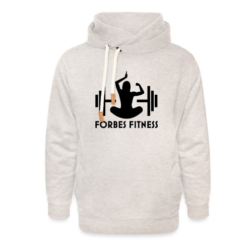 forbes fitness original logo black - Unisex Shawl Collar Hoodie
