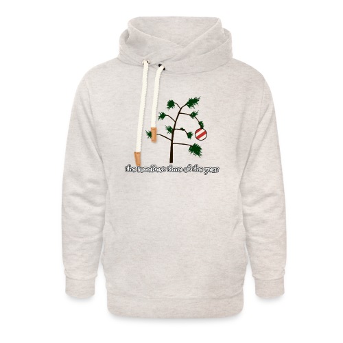 Christmas: The Loneliest Time of The Year - Unisex Shawl Collar Hoodie