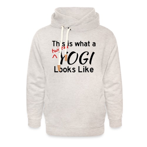 This is what a twisted yogi looks like (Women's) - Unisex Shawl Collar Hoodie