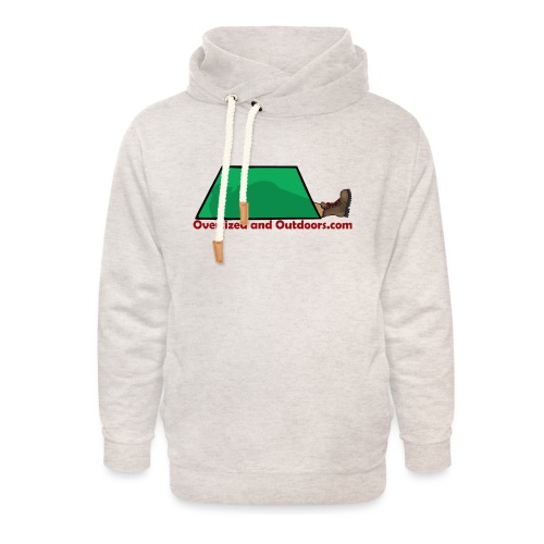 Oversized and Outdoors Logo - Unisex Shawl Collar Hoodie