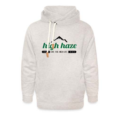 High Haze Logo (High Contrast) - Unisex Shawl Collar Hoodie