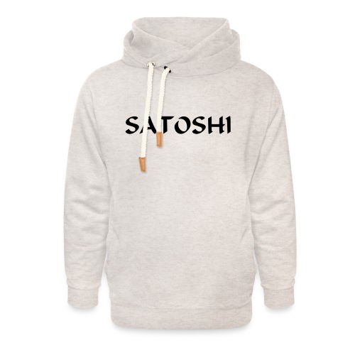 Satoshi only the name stroke btc founder nakamoto - Unisex Shawl Collar Hoodie