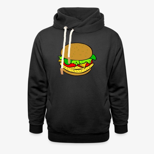 Comic Burger - Unisex Shawl Collar Hoodie