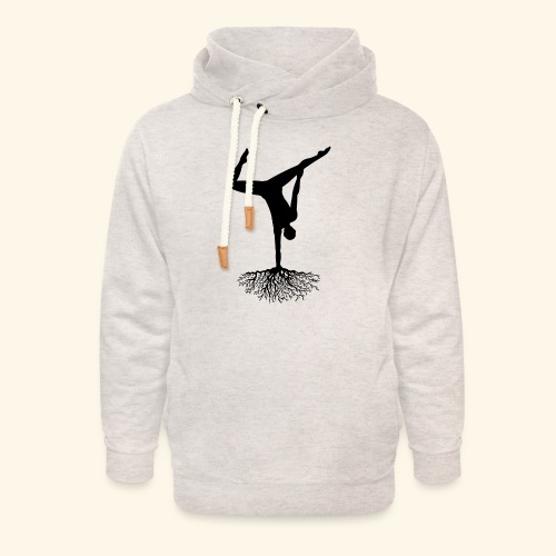 Root and Branch Handstand - Unisex Shawl Collar Hoodie