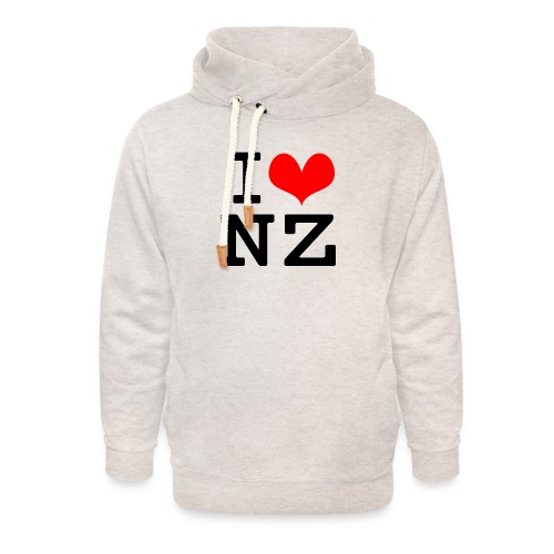 I Love NZ - Unisex Shawl Collar Hoodie