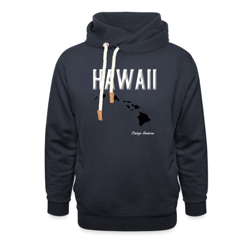 HAWAII WHITE - Unisex Shawl Collar Hoodie