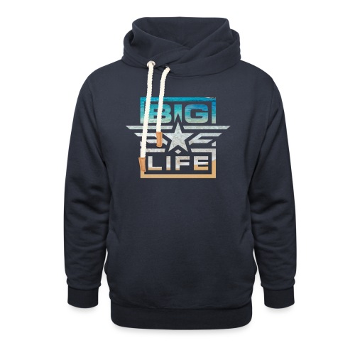 BIG Life Beach Logo - Unisex Shawl Collar Hoodie
