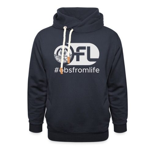 Observations from Life Logo with Hashtag - Unisex Shawl Collar Hoodie