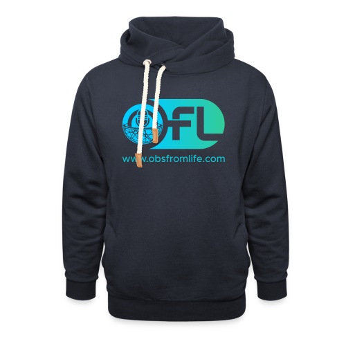 Observations from Life Logo with Web Address - Unisex Shawl Collar Hoodie
