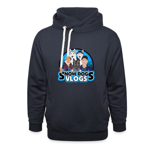 Snow Dogs Vlogs Family Logo - Unisex Shawl Collar Hoodie