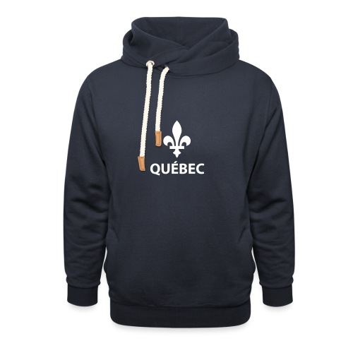 Québec - Molleton à capuche cache-cou unisexe