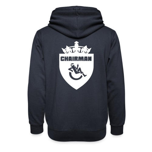Chairman design for male wheelchair users - Unisex Shawl Collar Hoodie