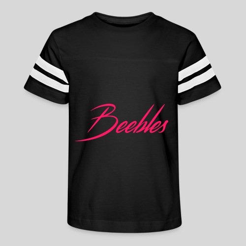 Pink Beebles Logo - Kid's Vintage Sports T-Shirt