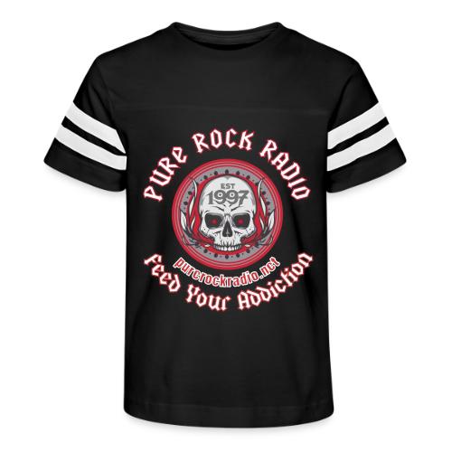 PUREROCKRADIO darkback radioflag PNG png - Kid's Football Tee