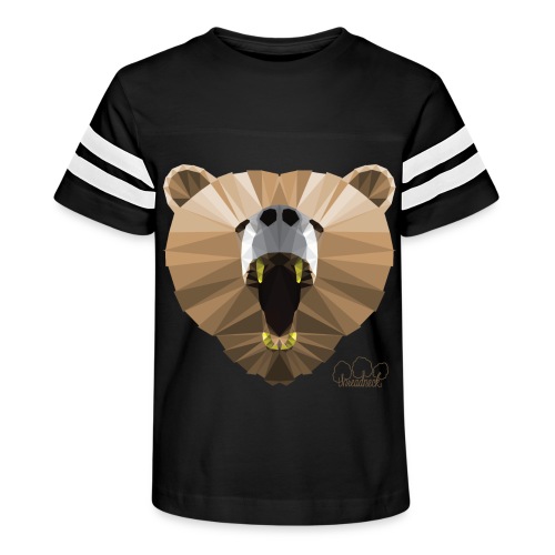 Hungry Bear Women's V-Neck T-Shirt - Kid's Football Tee
