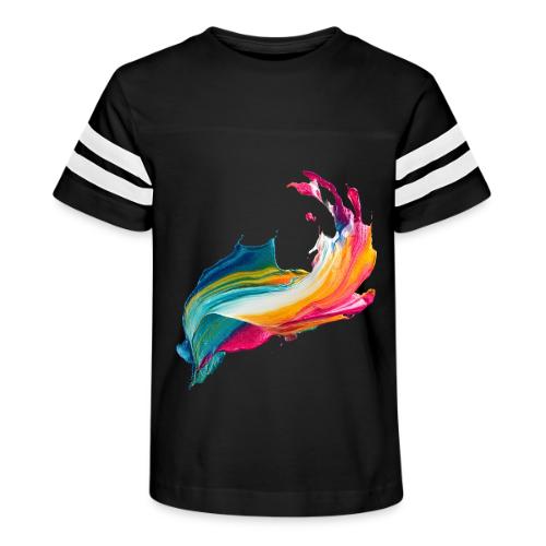 Spectrum Stream - Kid's Football Tee