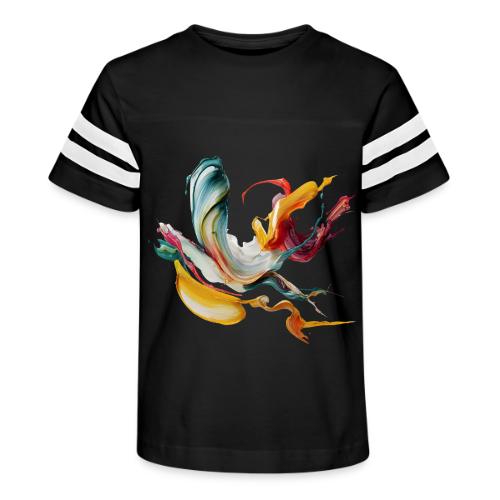 Abstract Chaos - Kid's Football Tee