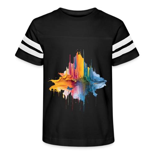 Impasto Spectrum - Kid's Football Tee