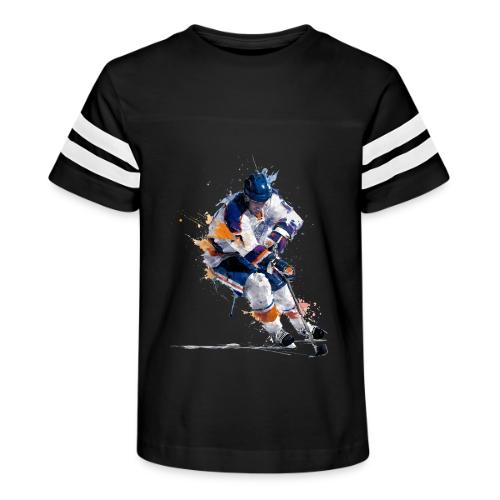 Hockey: Icy Streaks - Kid's Football Tee